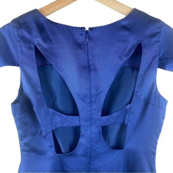 Finders Keepers Blue Back Cutout Mini Dress Size Large NWT - Picture 5 of 7